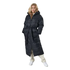 Long Beltet Coat Black