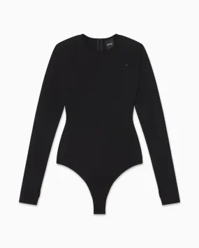 Long Sleeve Bodysuit | Black