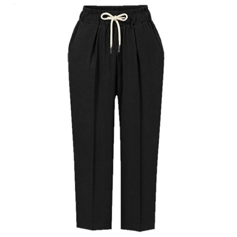 Loose Summer High Waist Wide Leg Pants