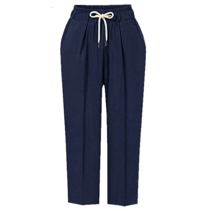 Loose Summer High Waist Wide Leg Pants