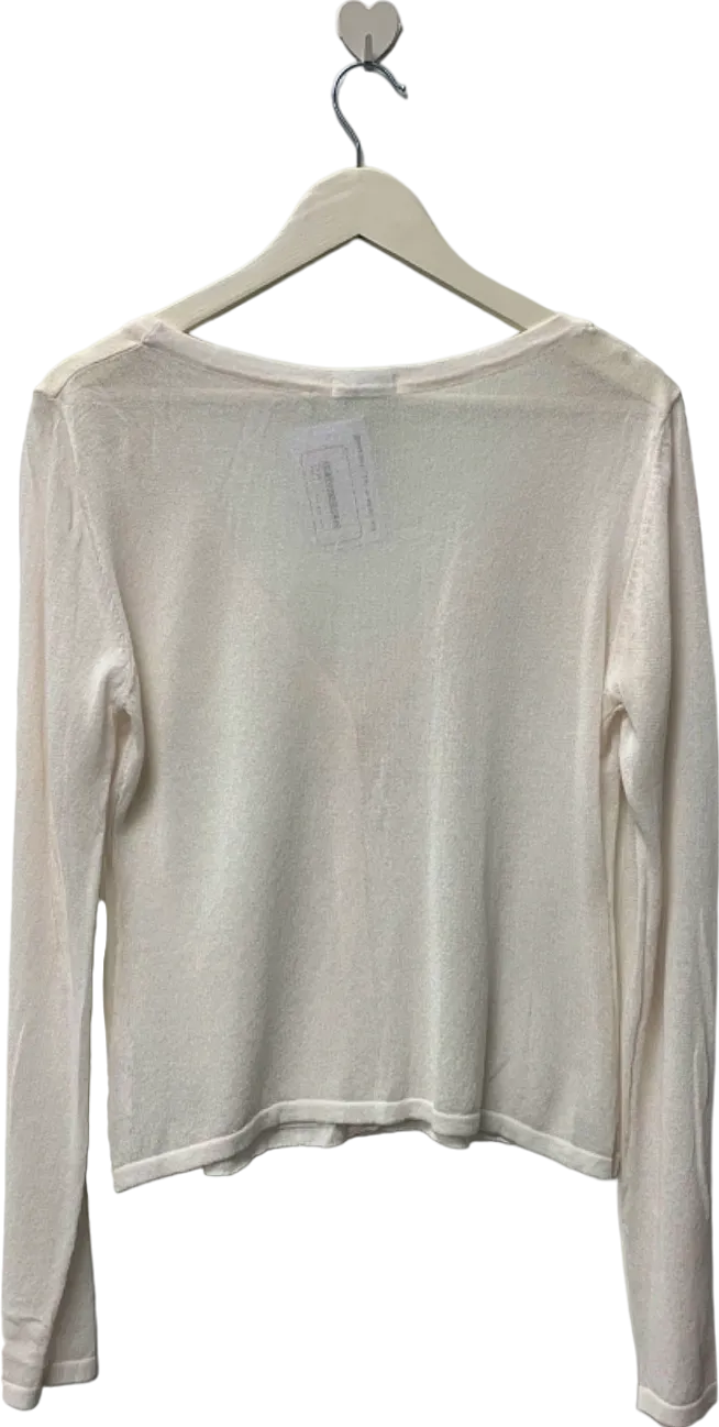 Lounge White Cardigan UK XL