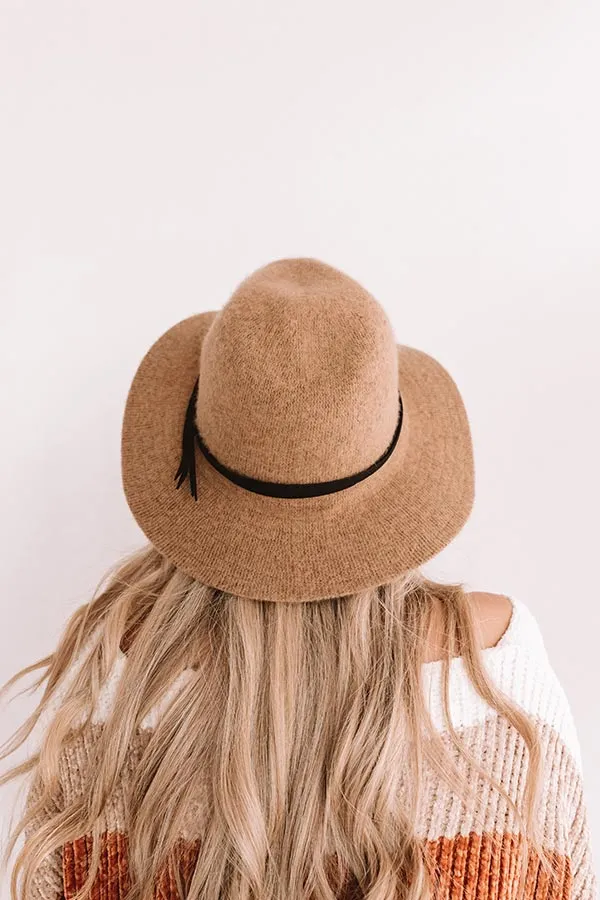 Lounging In London Knit Hat In Brown