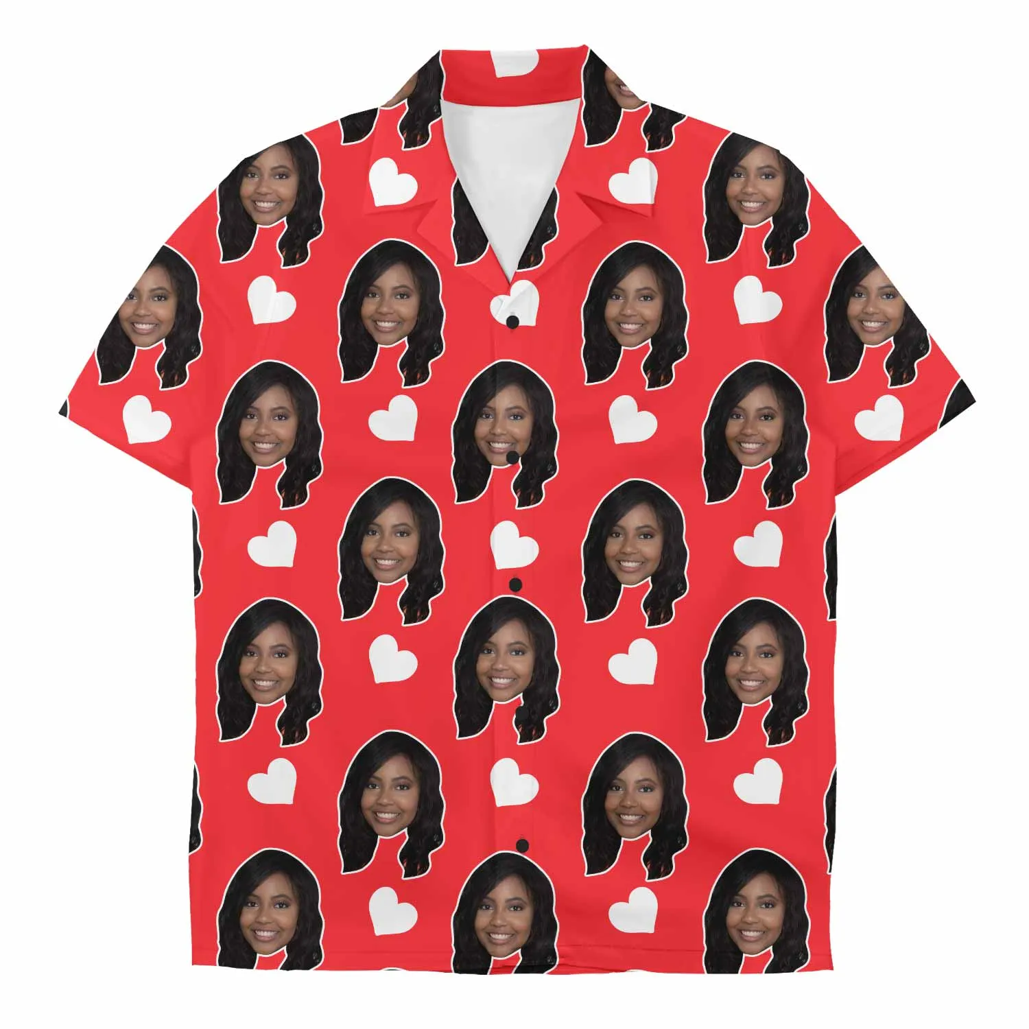 Love Hearts Custom Face Shirt