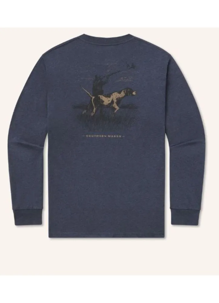 LS Pointer Uplander Tee in Washed Lunar by Southern Marsh