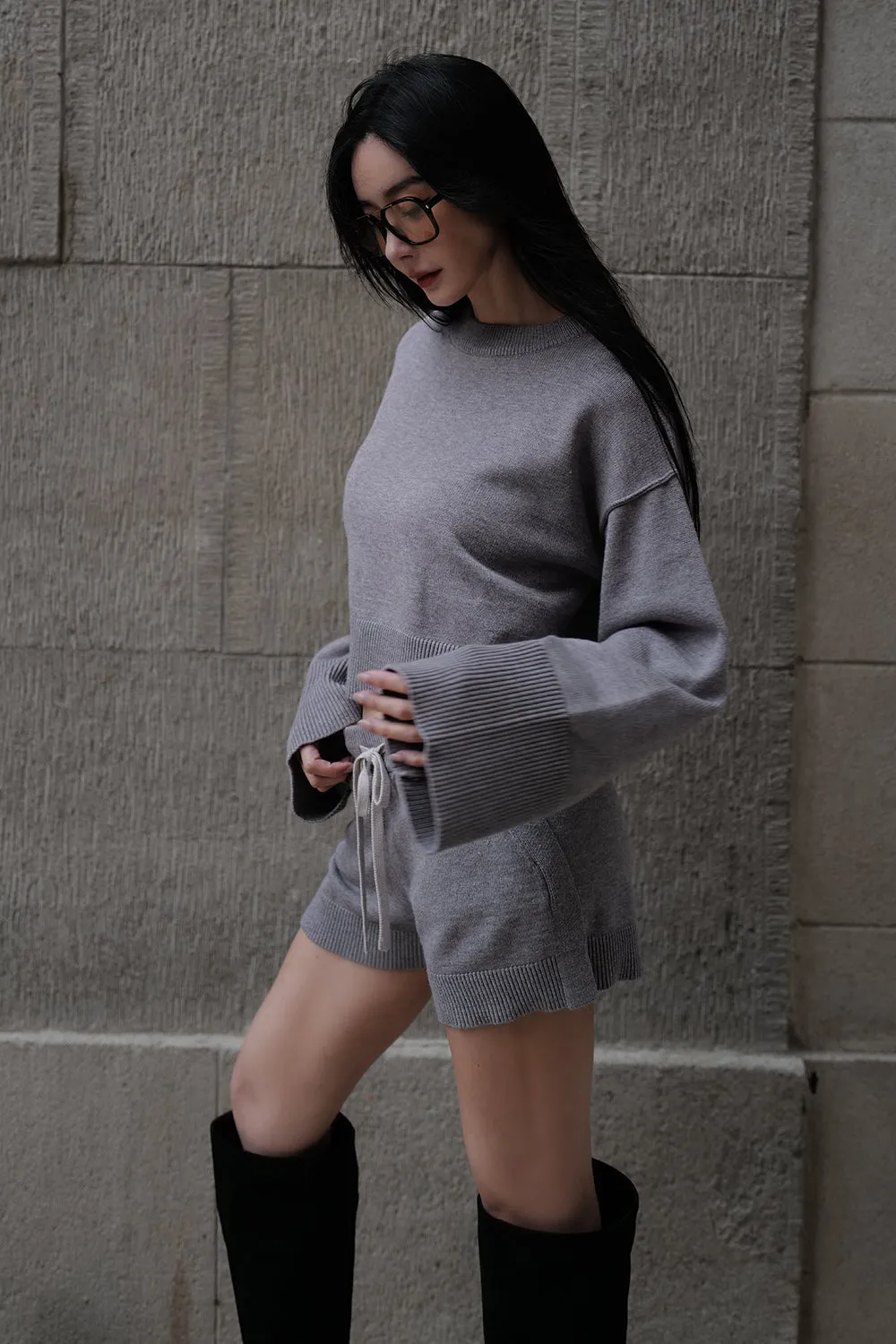 溫絨針織長袖上衣<br>Gentle Touch Knit Long Sleeve Top