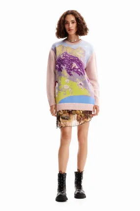 M. Christian Lacroix landscape pullover