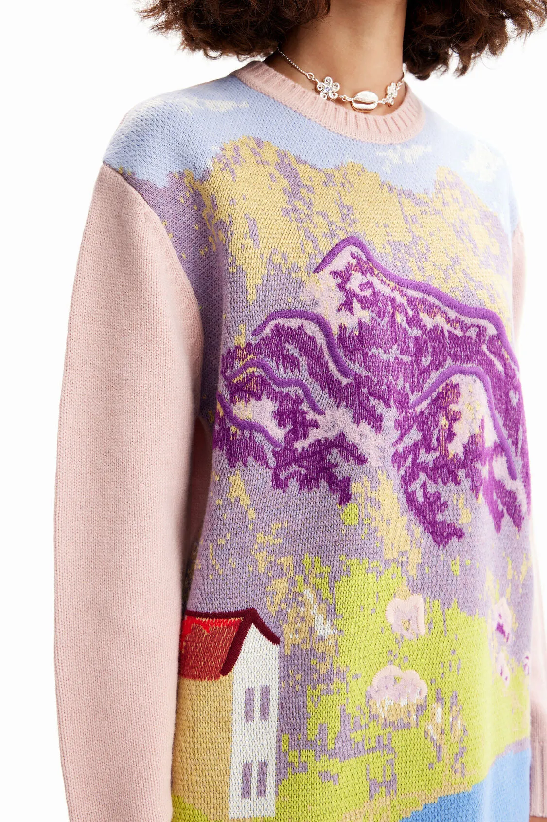 M. Christian Lacroix landscape pullover
