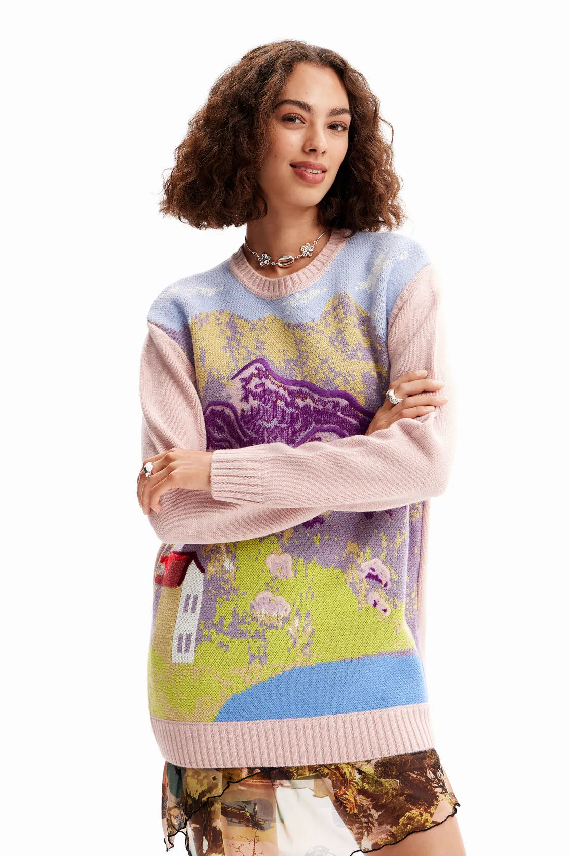 M. Christian Lacroix landscape pullover