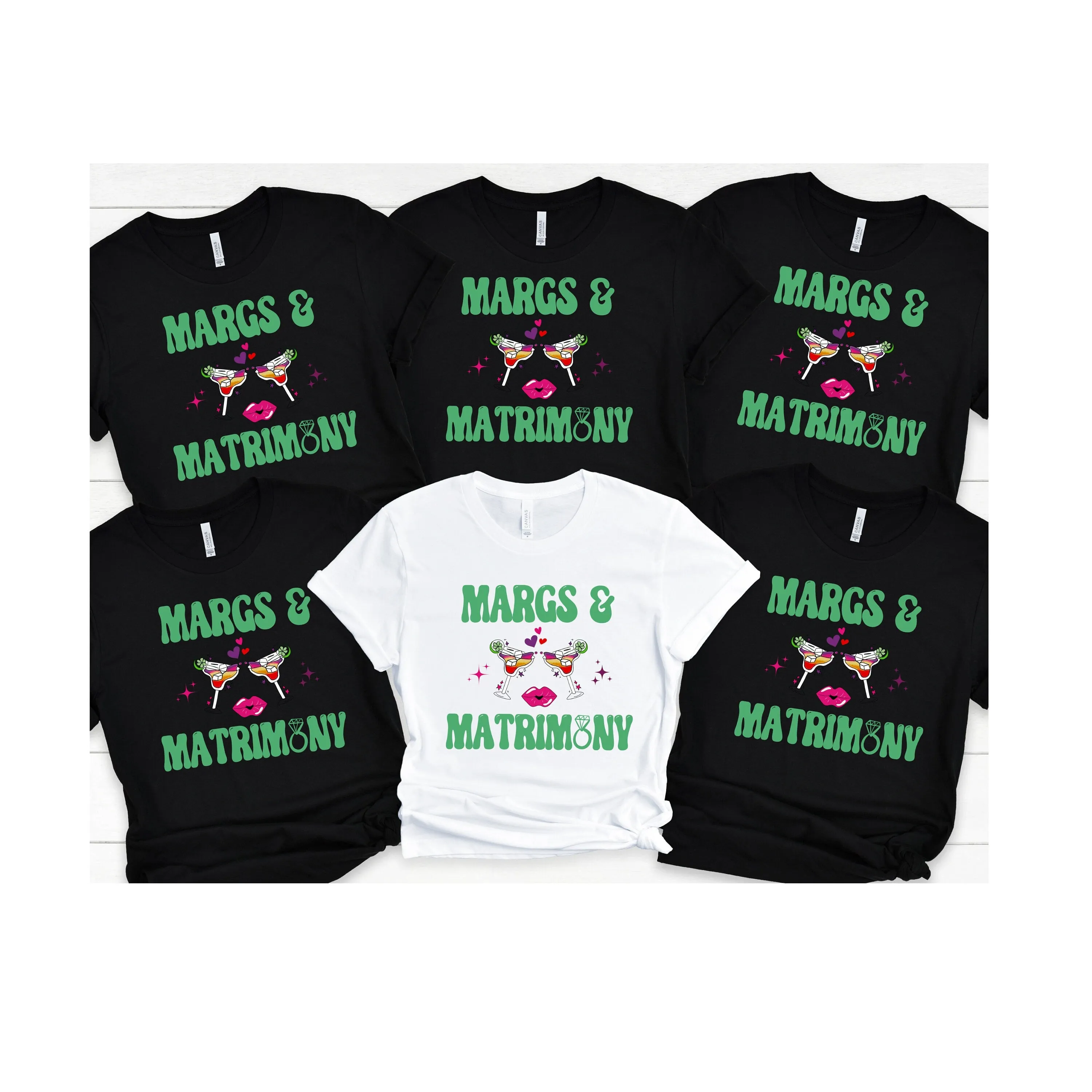 Margs & Matrimony Bachelorette  Party Shirt