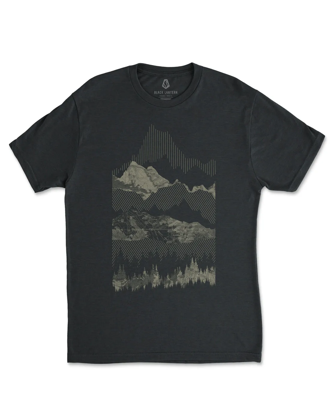Men's Geometric Mountain Range T-Shirt