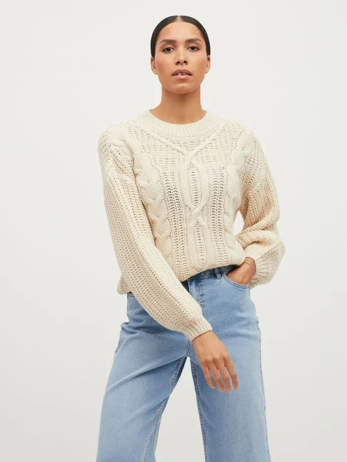 Meriah Knitted Jumper (Cream)