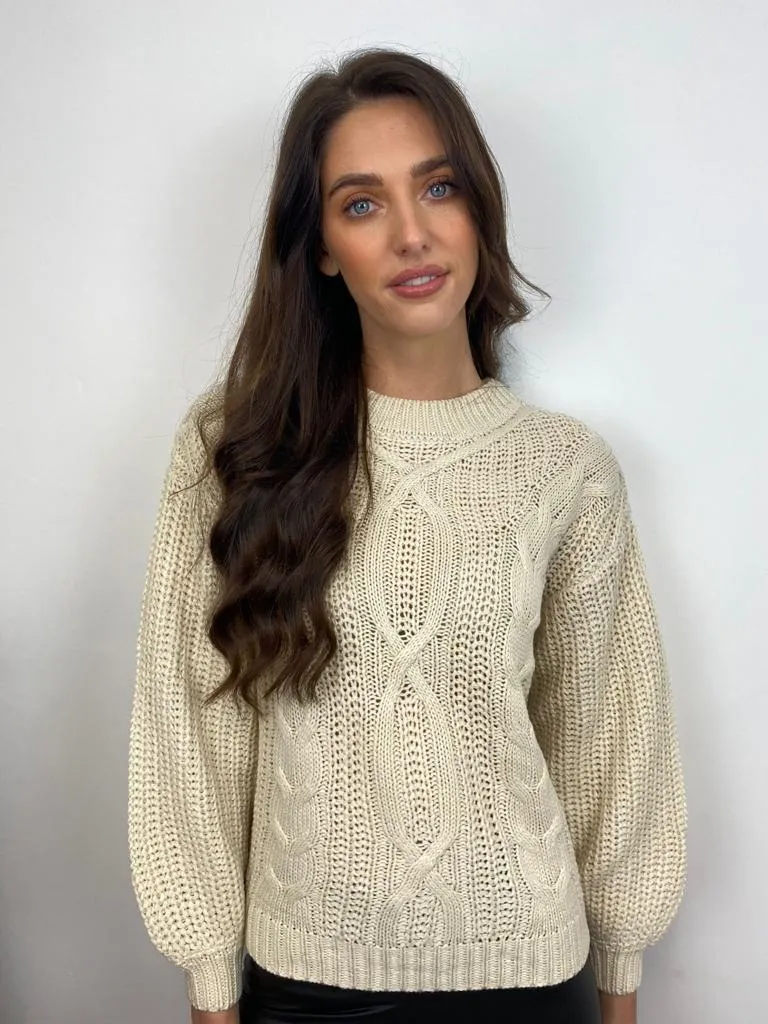 Meriah Knitted Jumper (Cream)