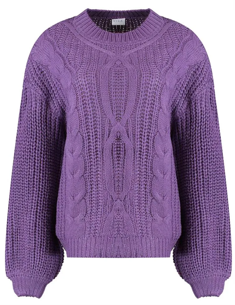 Meriah Knitted Jumper (Purple)