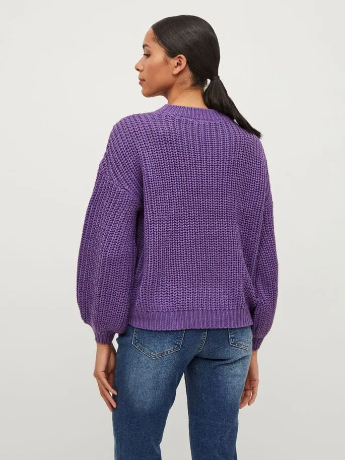 Meriah Knitted Jumper (Purple)