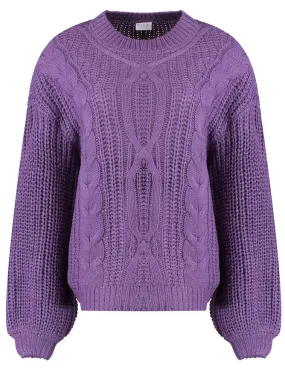 Meriah Knitted Jumper (Purple)