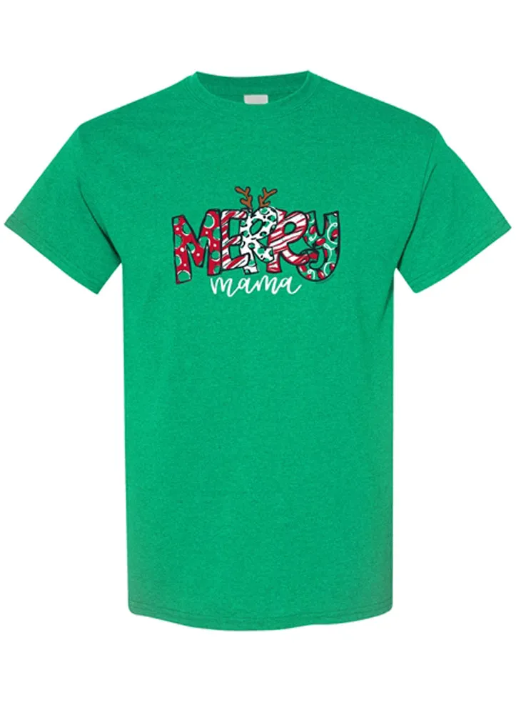 Merry Mama Tee in Irish Green by Couture Tee Company