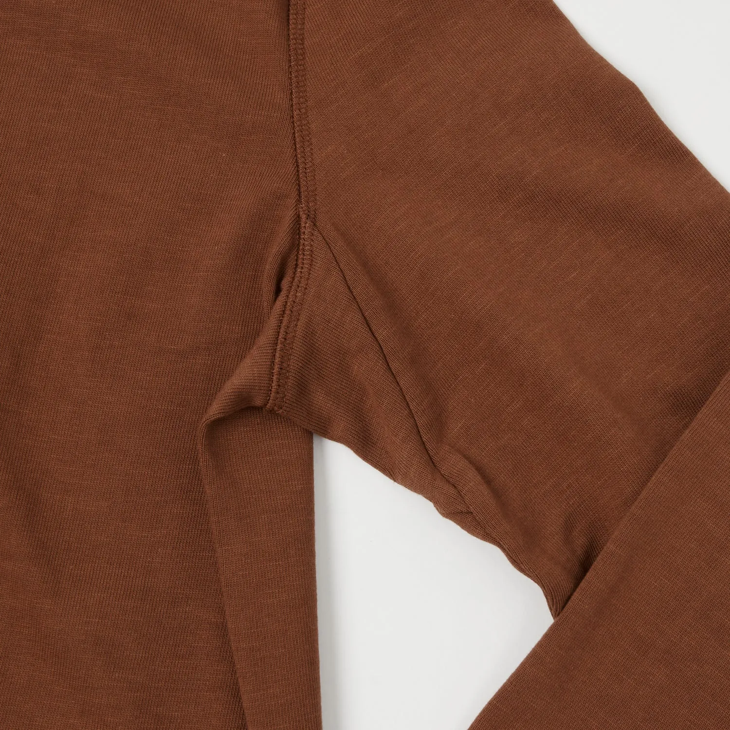 Merz b. Schwanen 2S04 Long Sleeve Henley - Tan