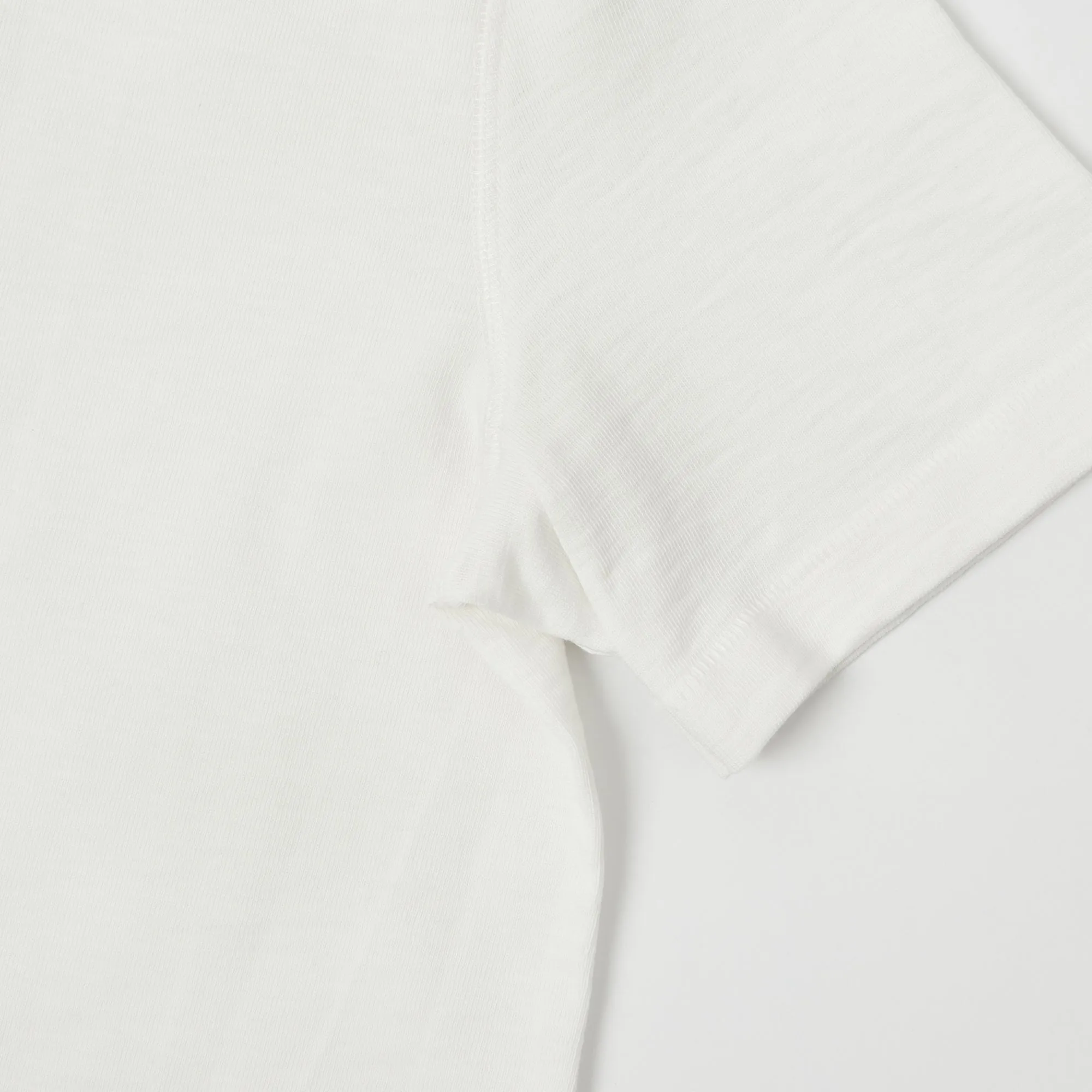 Merz b. Schwanen 2S04SL Short Sleeve Henley - White