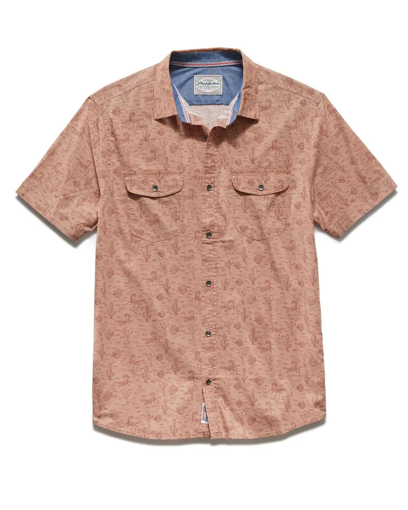 Moab Desert Orint Shirt in Washed Red by Flag and Anthem