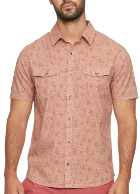 Moab Desert Orint Shirt in Washed Red by Flag and Anthem