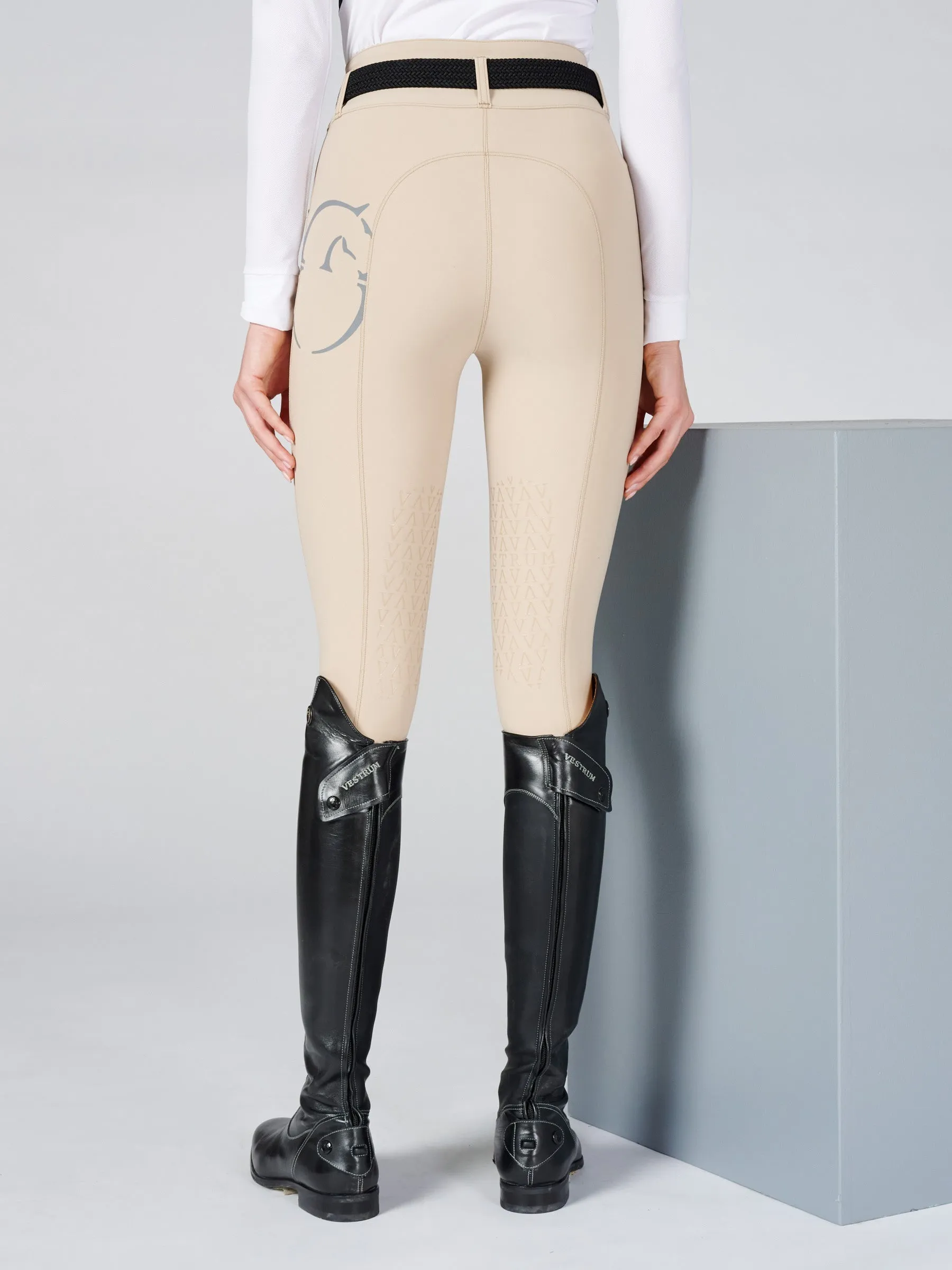 Molveno High Waist Breeches with Knee Grip