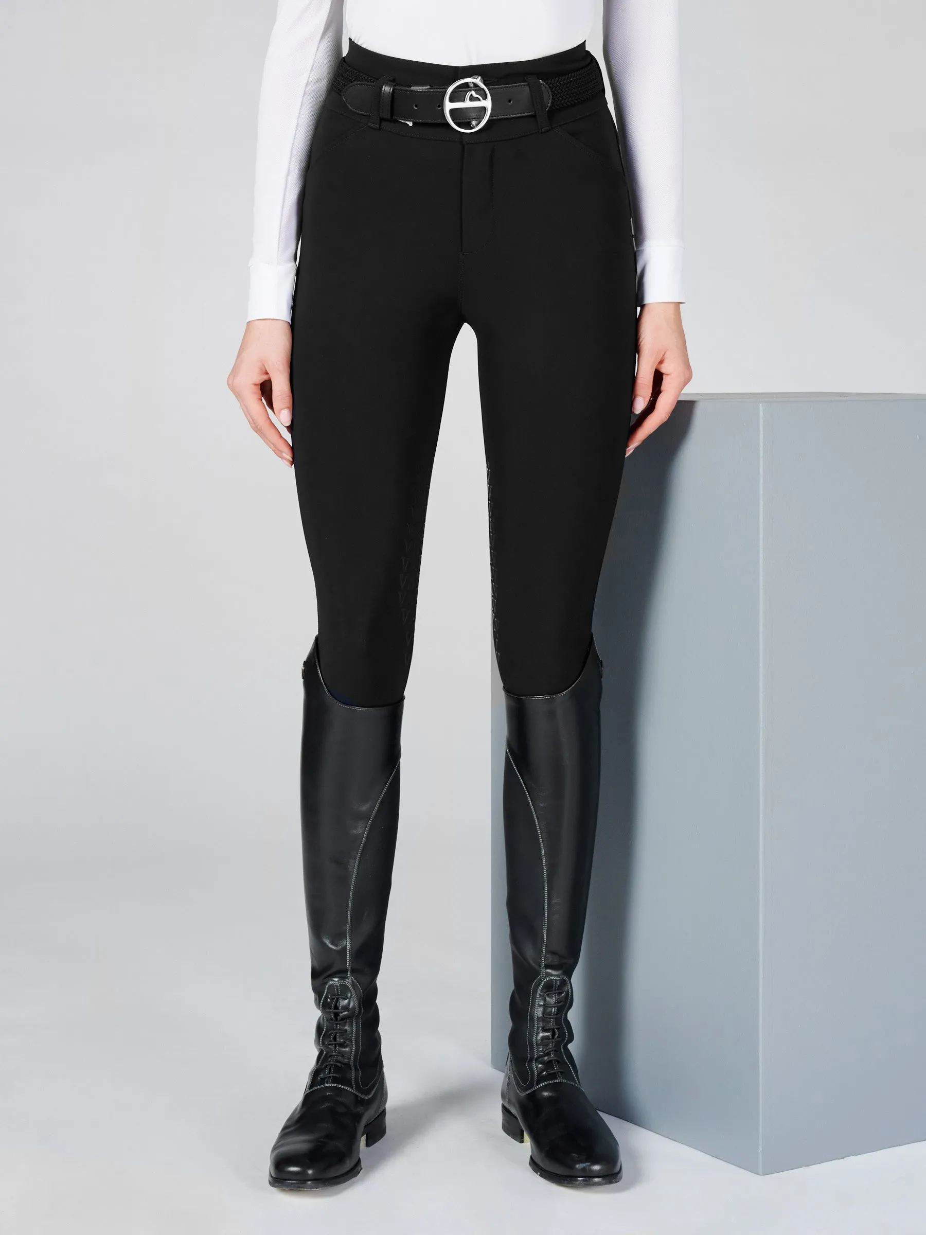 Molveno High Waist Breeches with Knee Grip