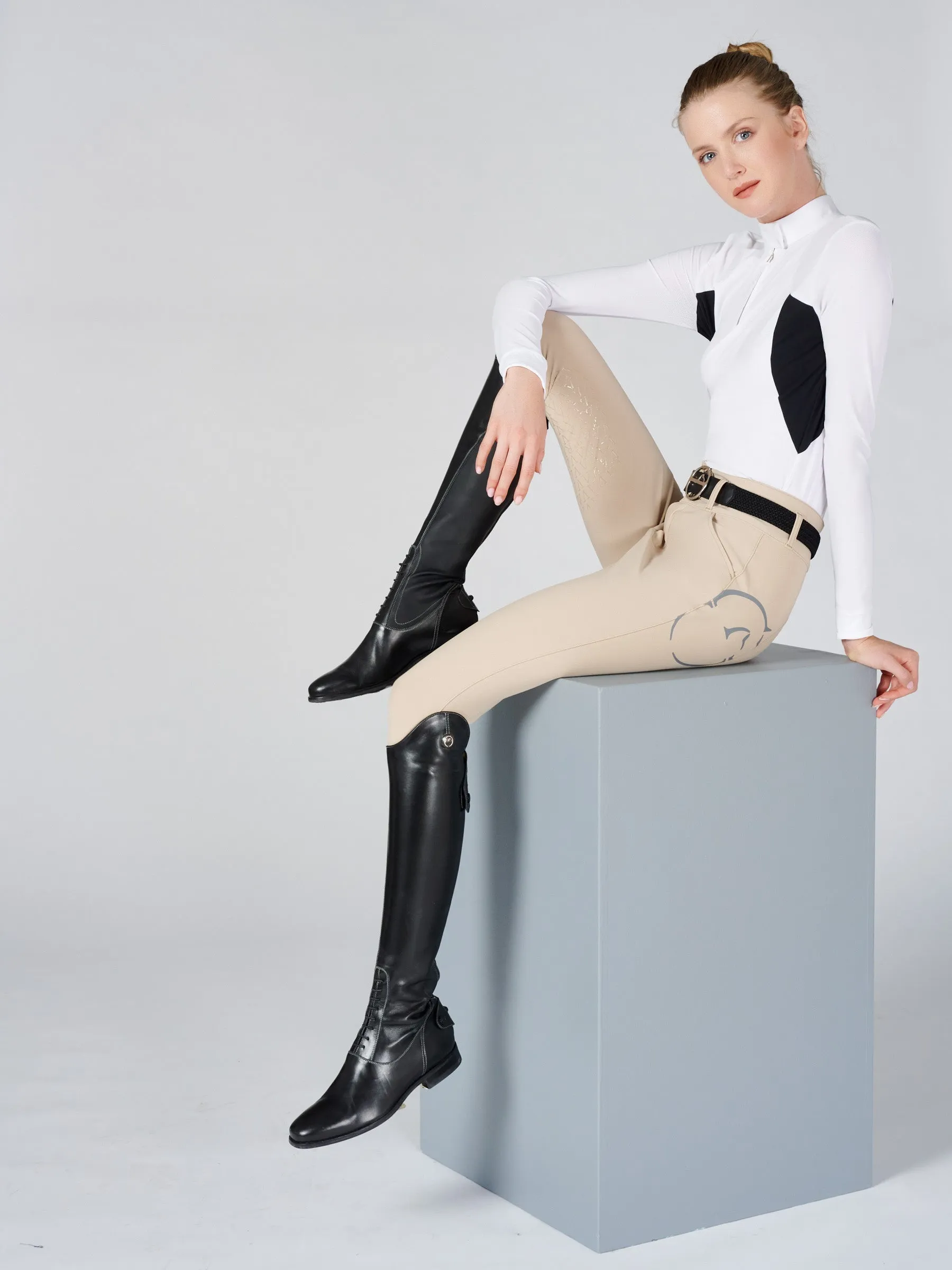 Molveno High Waist Breeches with Knee Grip