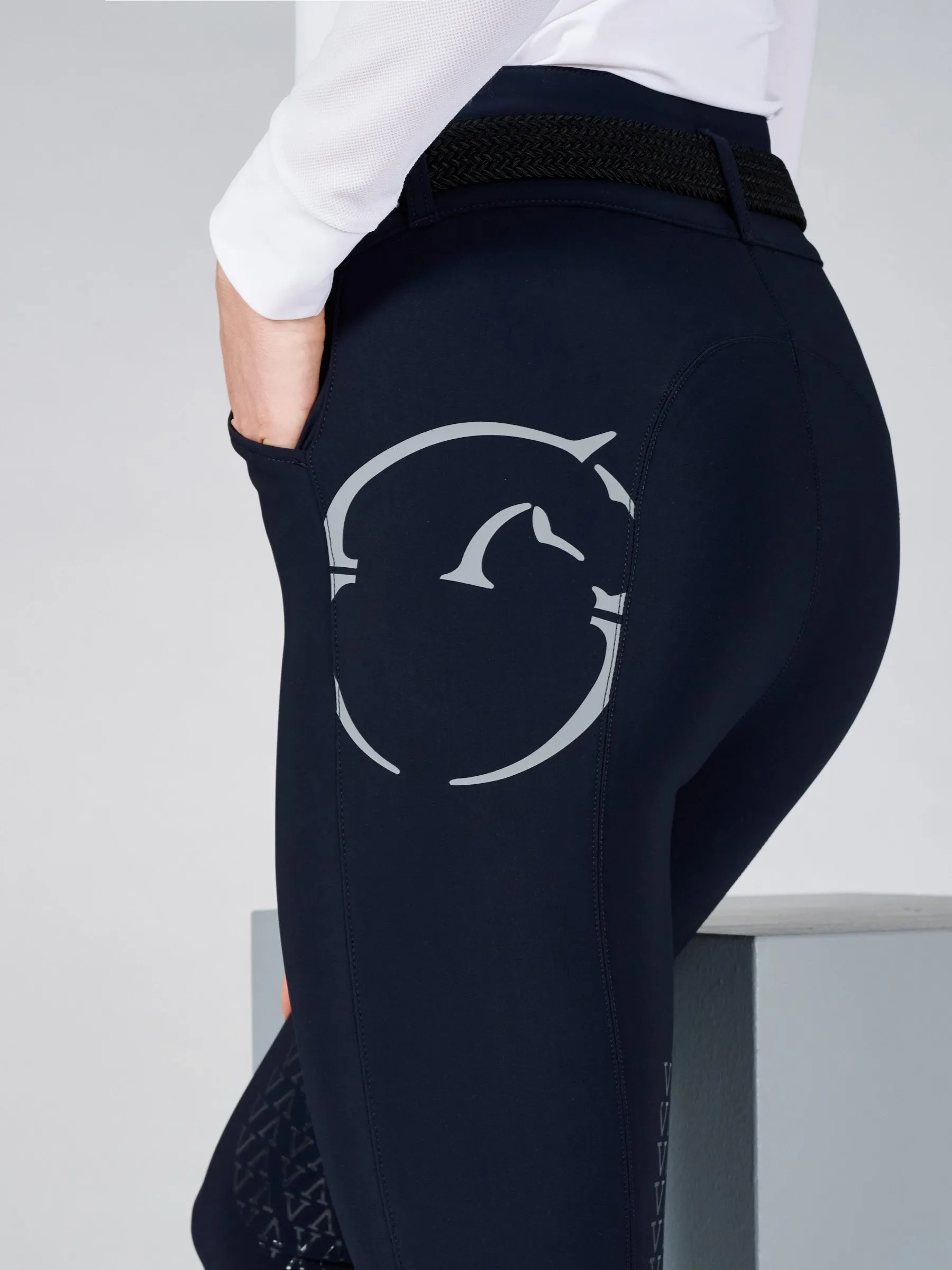 Molveno High Waist Breeches with Knee Grip