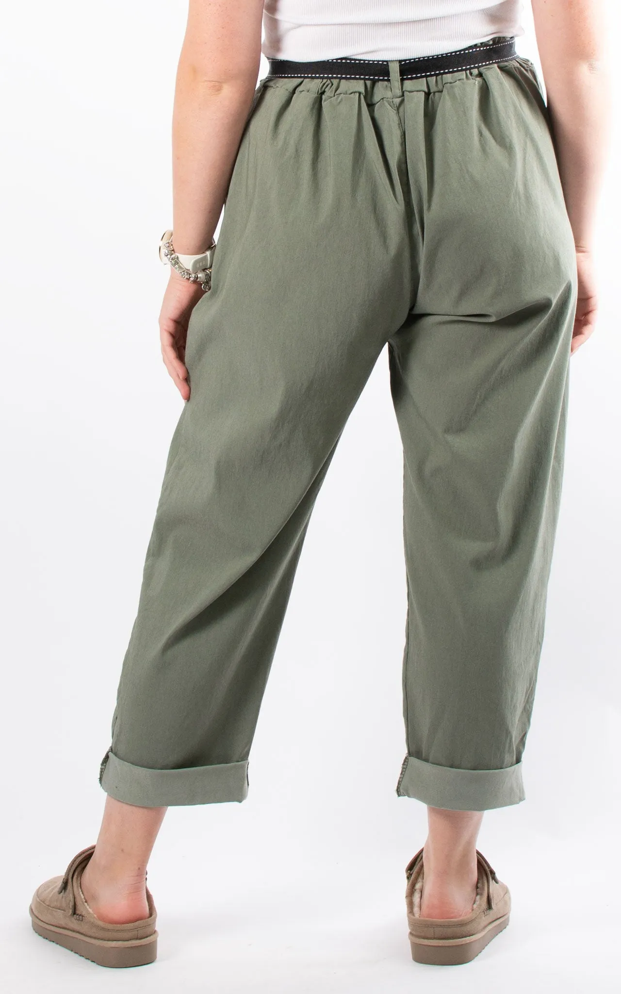 Mom Style Magic Trousers | Khaki
