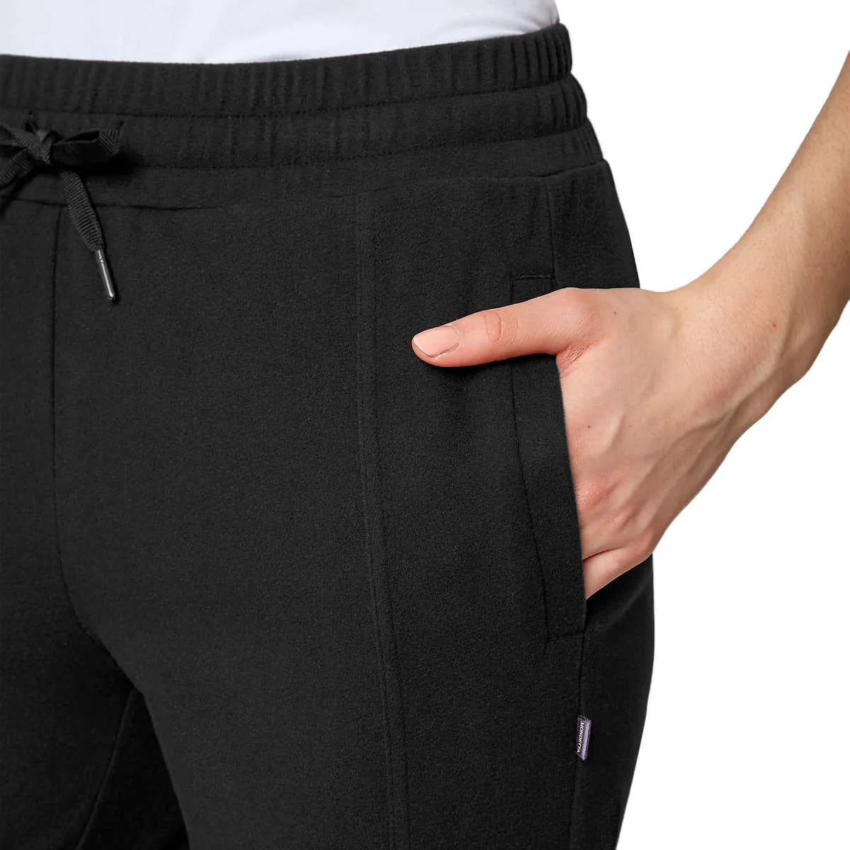 Mondetta Women's High Waist Active Pants Side Pockets Soft Fleece Joggers
