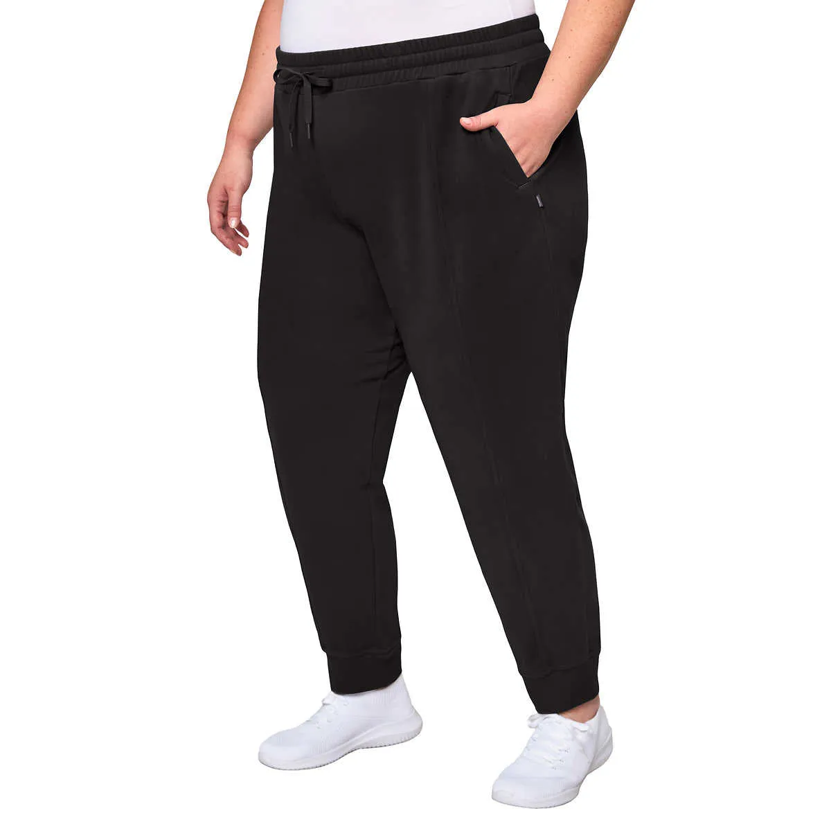 Mondetta Women's High Waist Active Pants Side Pockets Soft Fleece Joggers