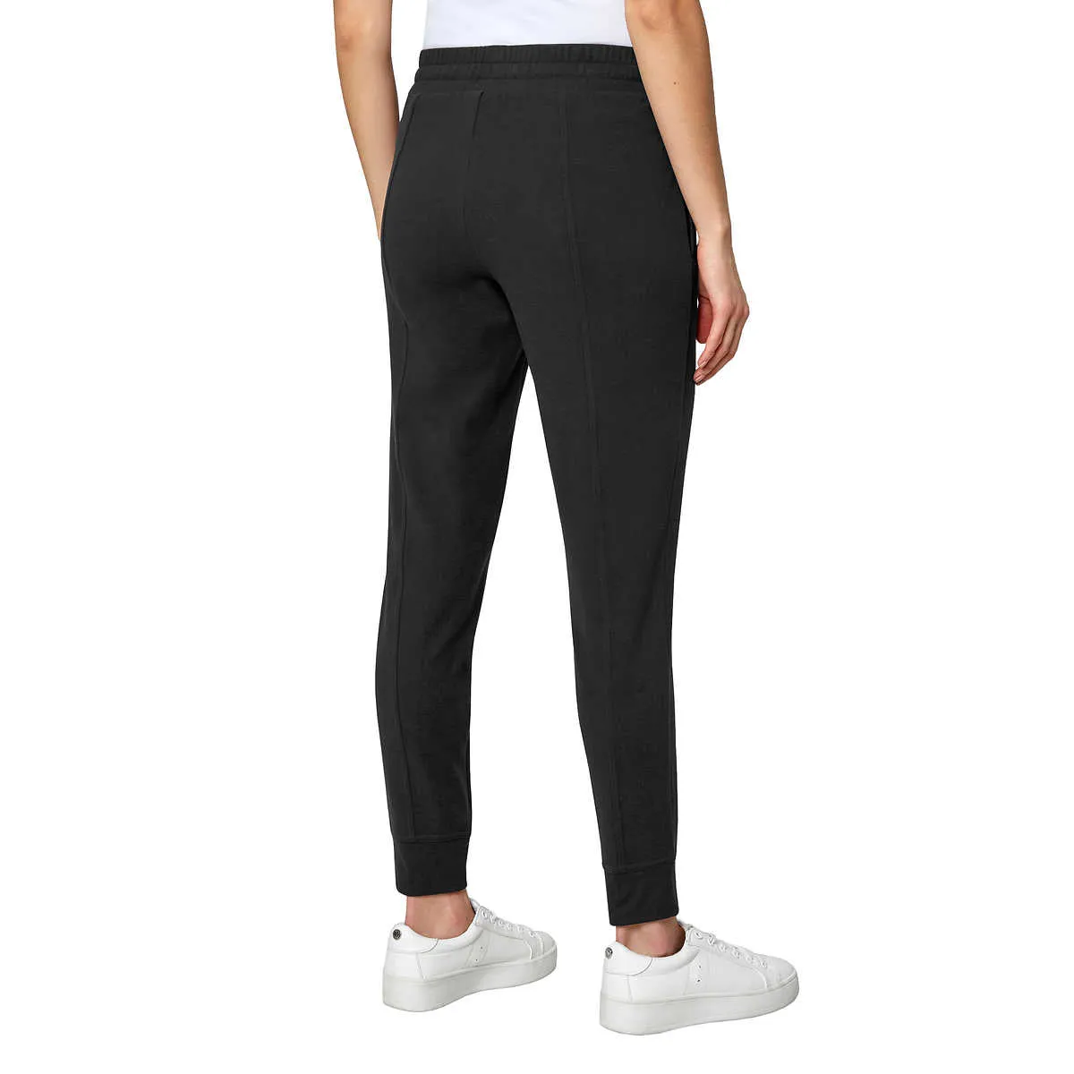 Mondetta Women's High Waist Active Pants Side Pockets Soft Fleece Joggers