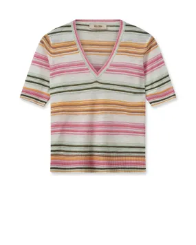 MOS MOSH | MARIN SS LINEN KNIT | BEGONIA PINK