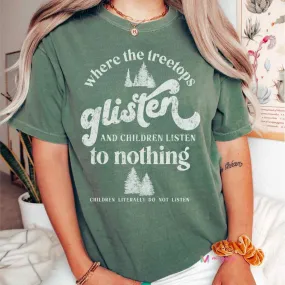 Mugsby | Treetops Glisten Christmas Shirt