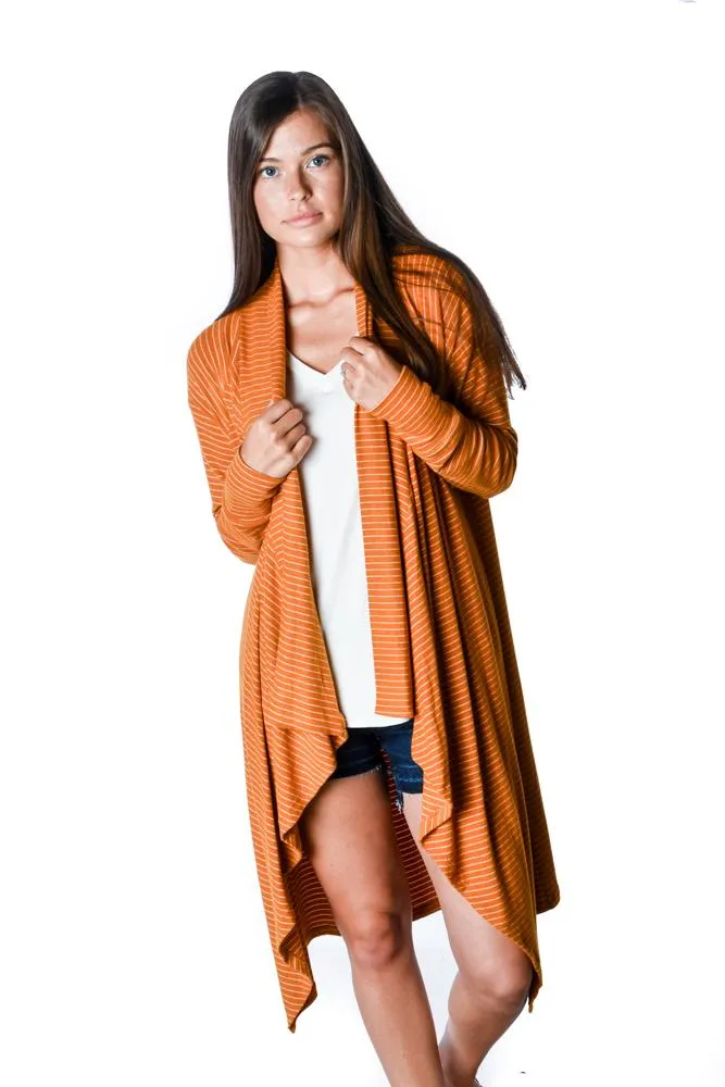 Mustard Stripe Cardigan