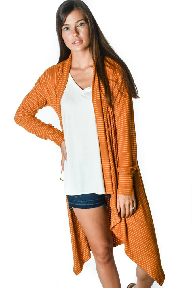 Mustard Stripe Cardigan