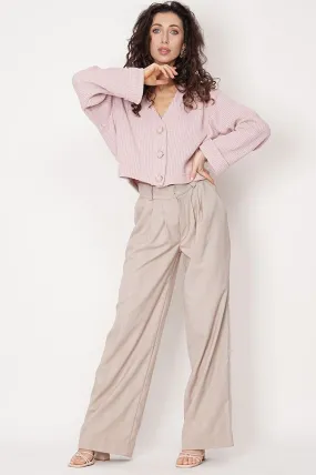 Nancy Cotton Cardigan Pink
