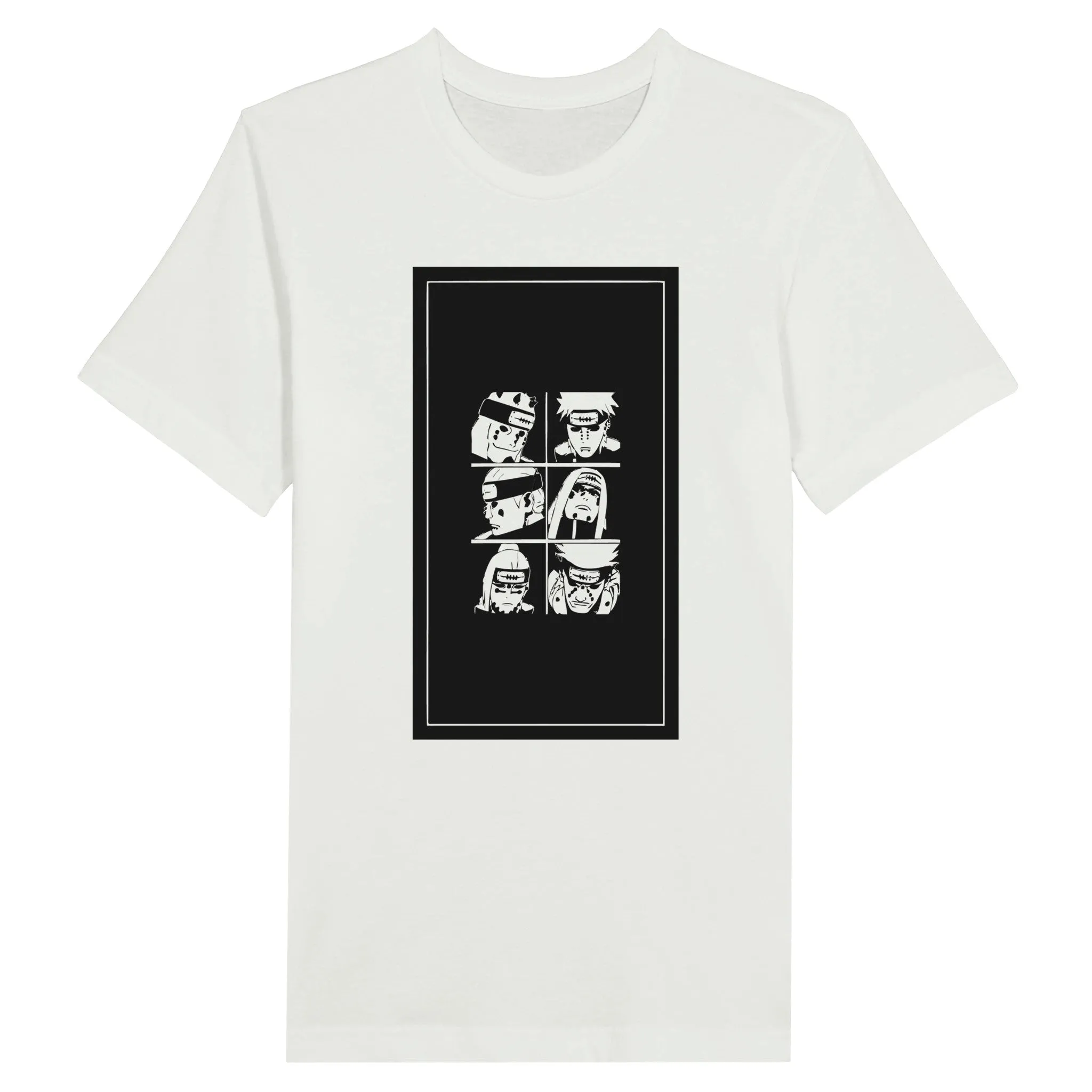 Naruto T-shirt - Naruto Artwork 2 Black - Premium Unisex Crewneck T-shirt