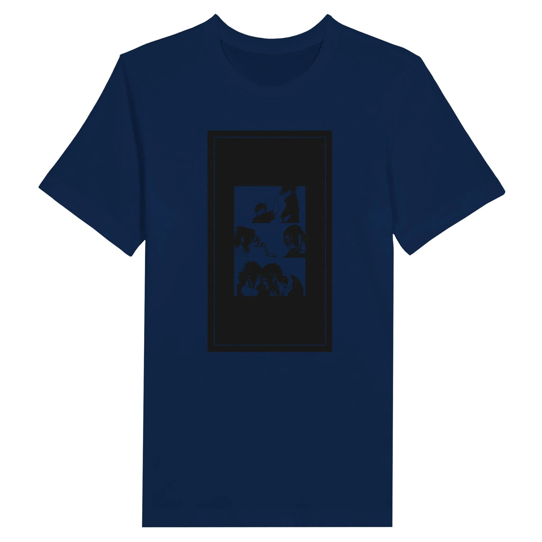 Naruto T-shirt - Naruto Artwork 2 Black - Premium Unisex Crewneck T-shirt
