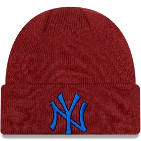 New Era Kids New York Yankees MLB League Essential Cuffed Beanie - Red