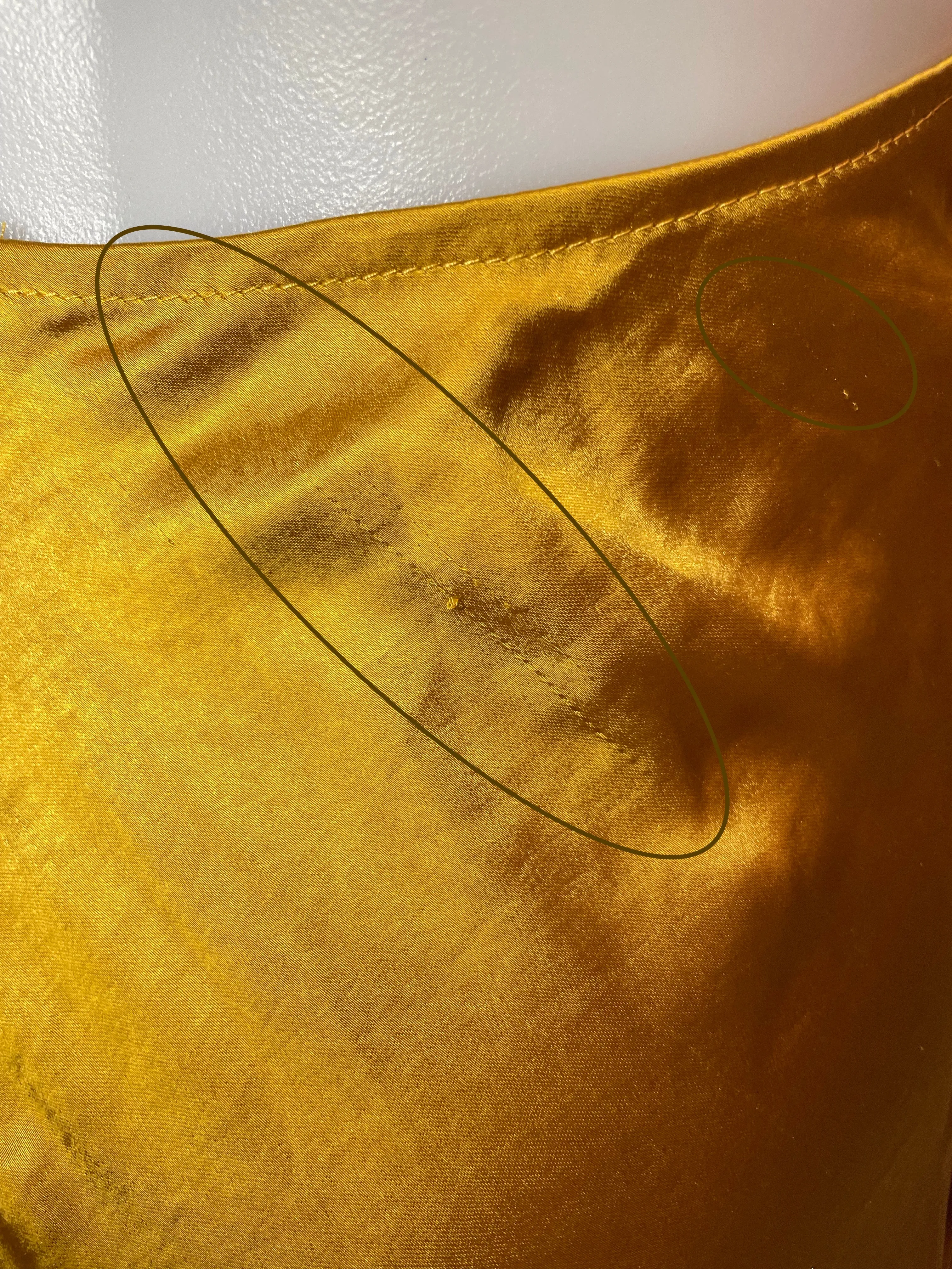 Nicola Satin Midi Dress - Mustard 2.0