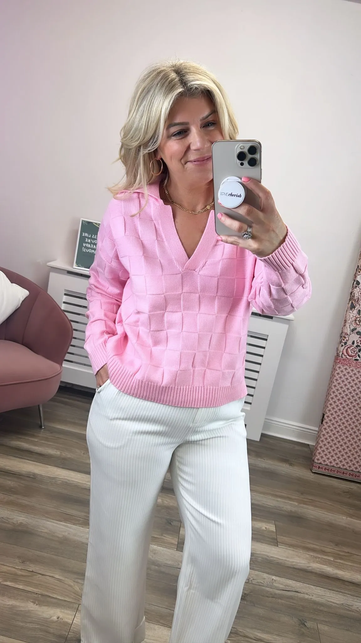 Nina Jumper (Pink)