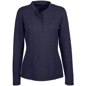 North End Women's Navy Excursion Nomad Performance Waffle Henley