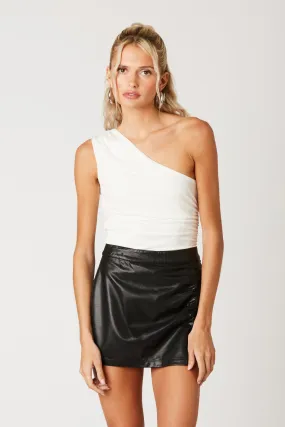 One-Shoulder Knit Top
