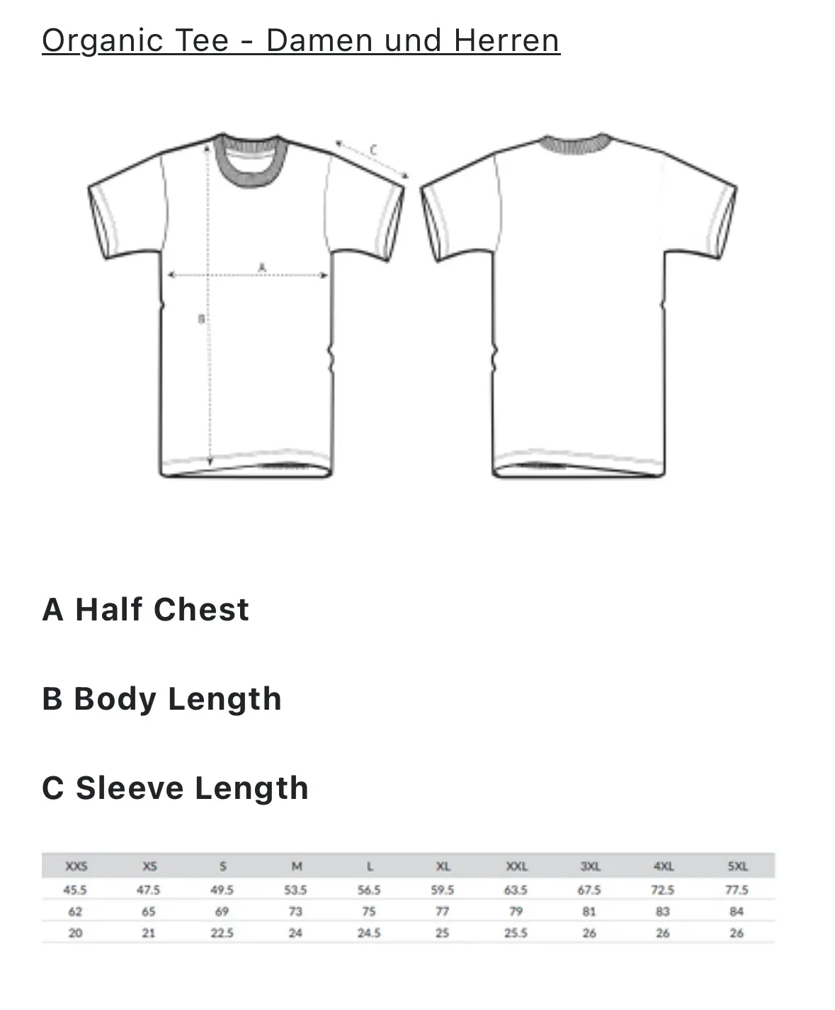 Organic Tee - Nature