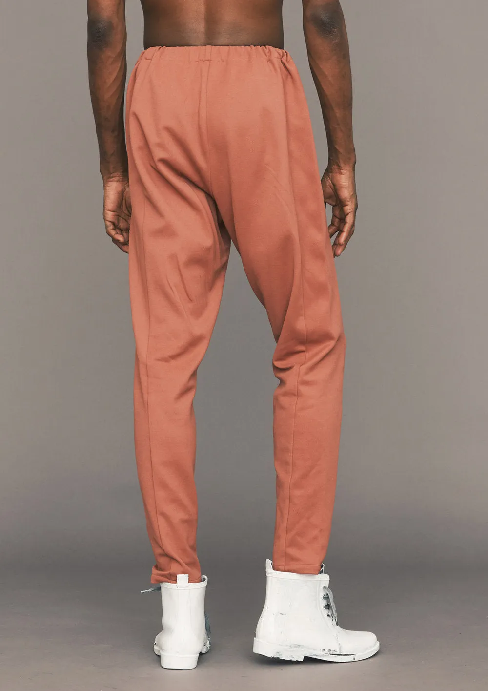 PANTS HIGH WAIST SKINNY - HEAVY STRETCH brick
