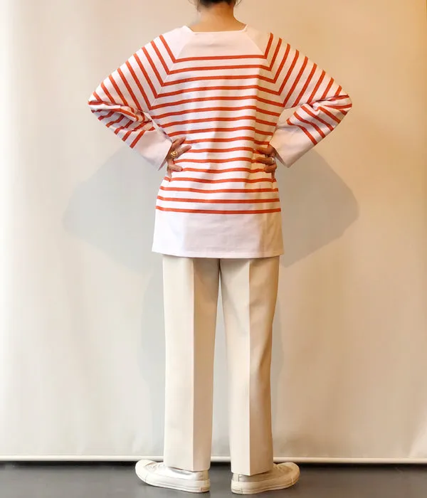 PHEENY/AMUNZEN HIGH WAIST TAPERED PANTS(IVORY)