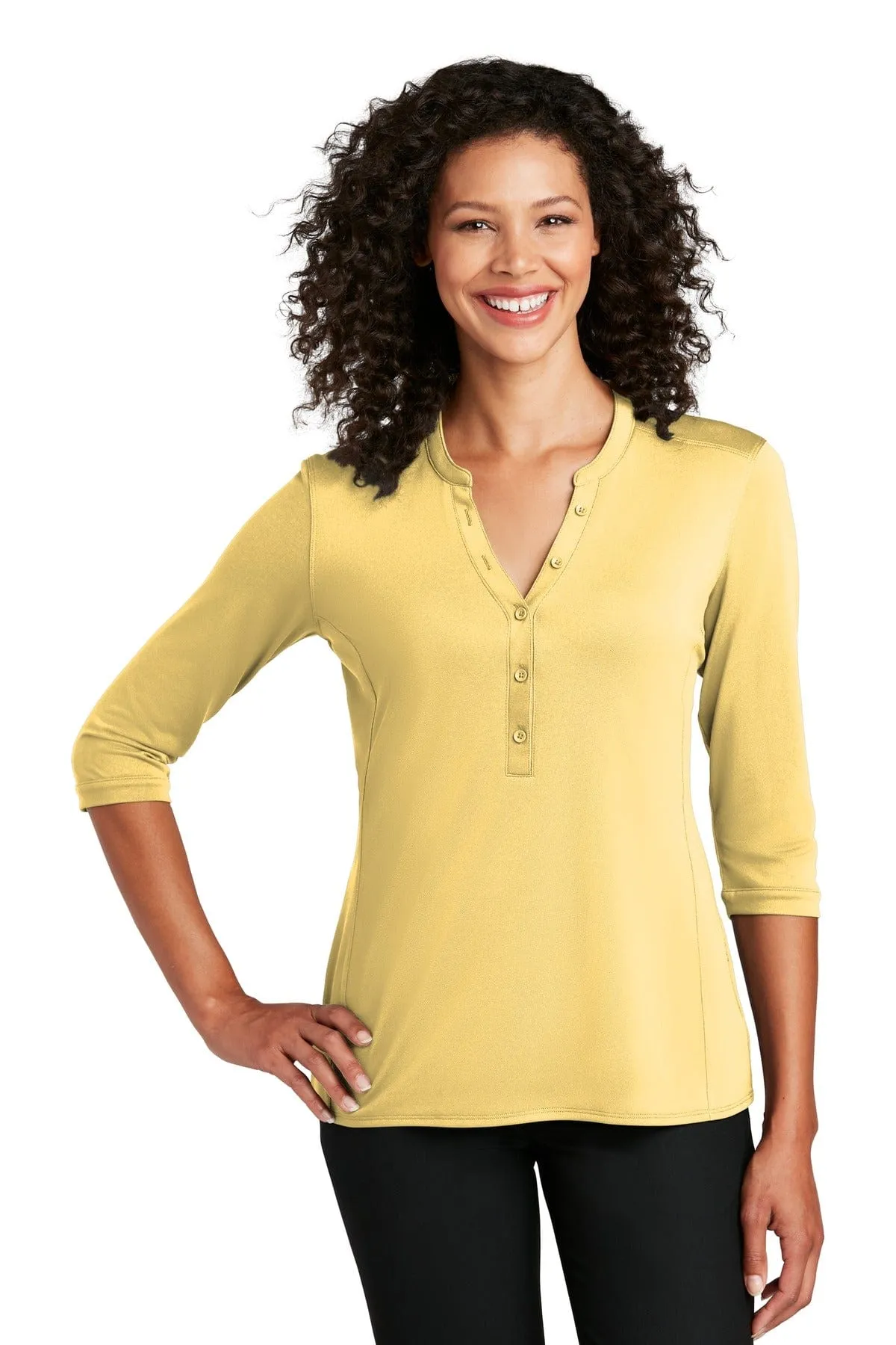 Port Authority  ®   Ladies UV Choice Pique Henley LK750
