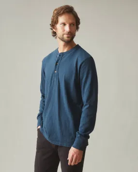 Premium Slub Henley Tee Long Sleeve - Spellbound