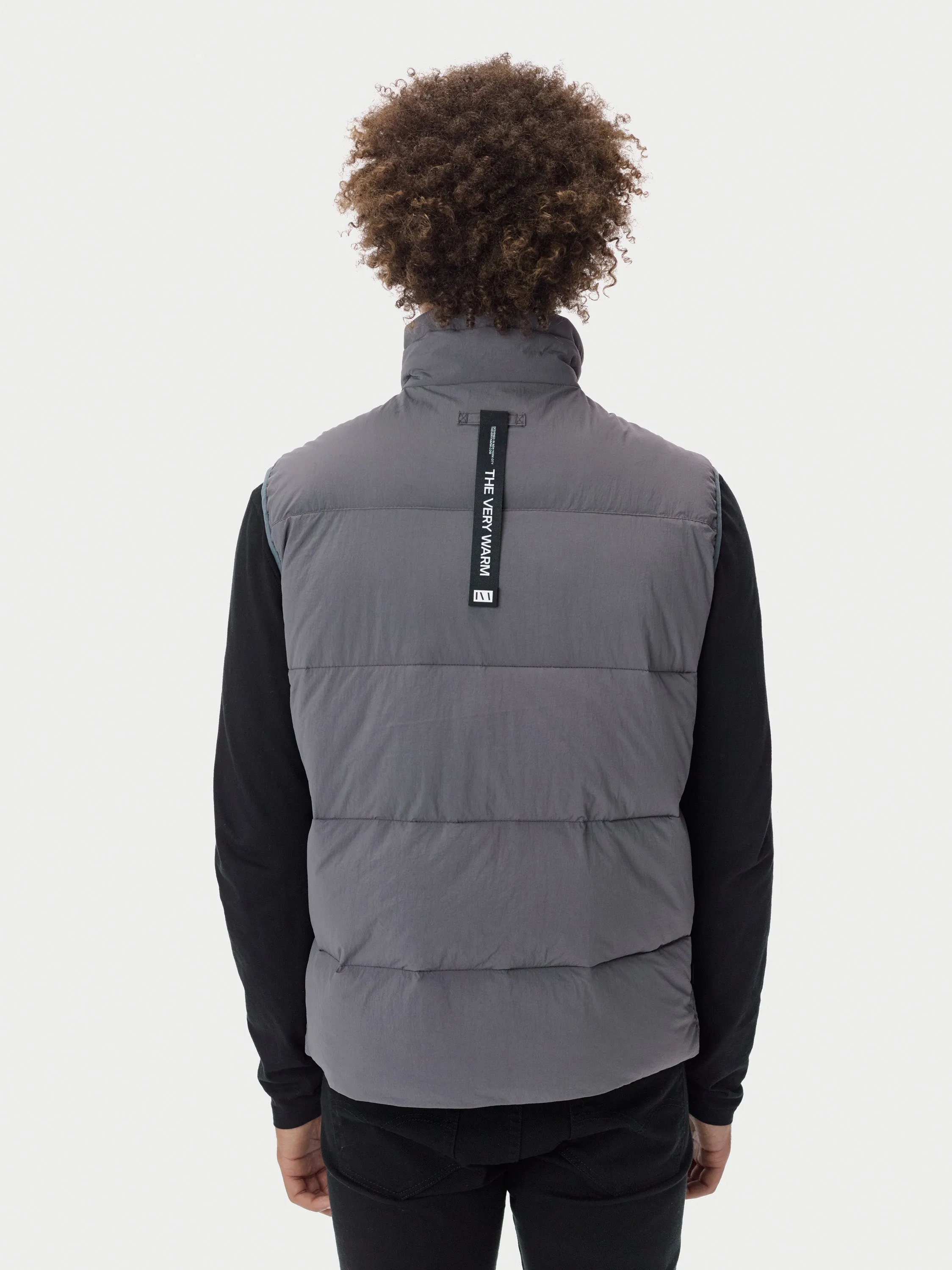 Puffer Vest - Grey
